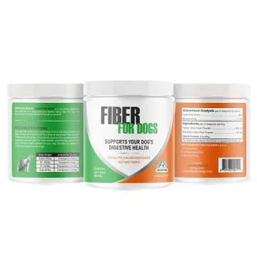 Natural Fiber for Dogs - Digestive Support Supplement