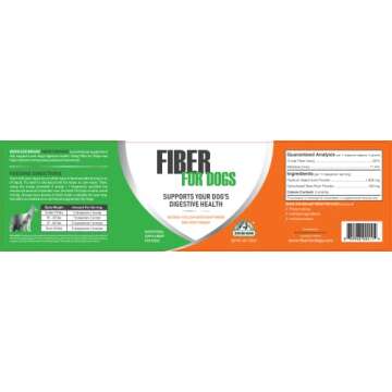 Natural Fiber for Dogs - Digestive Support Supplement