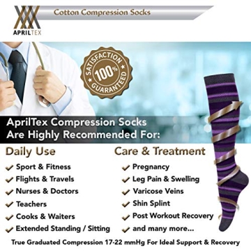 Cotton Compression Socks - Stylish Support for All