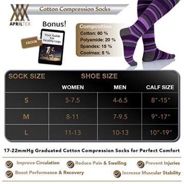 Cotton Compression Socks - Stylish Support for All
