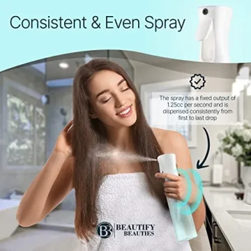 BeautifyBeauties Ultra Fine Mist Spray Bottle for All Uses