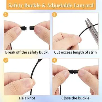 Plifal Be Kind Teacher Lanyard - Stylish Breakaway ID Holder