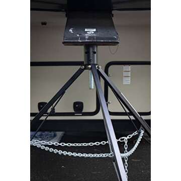 Camco Eaz-Lift 5th Wheel King Pin Tripod Stabilizer for Ultimate Stability