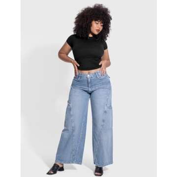 PUMIEY T Shirts for Women Crew Neck Short Sleeve Basic Tops Summer Y2K Crop Tops, Jet Black X-Large