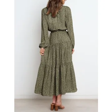 PRETTYGARDEN Floral Maxi Dress for Elegant Occasions