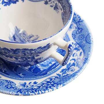 Spode Cup_Saucer, Blue, 6.8 fl oz (200 cc), Blue Italian 1130