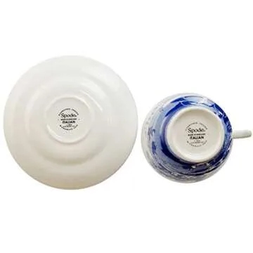 Spode Cup_Saucer, Blue, 6.8 fl oz (200 cc), Blue Italian 1130
