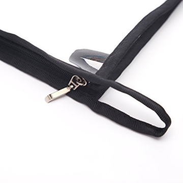 Augbunny Clear Zippered Organizer Toiletry Bag Set 4-pack