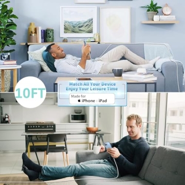 20W USB-C Fast Charger for iPad Pro with 10FT Cable