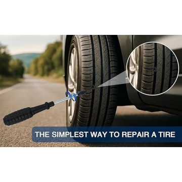 40 PCS Tire Repair Kit Easy Puncture Fix for All Tires