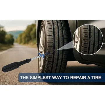 40 PCS Tire Repair Kit Easy Puncture Fix for All Tires