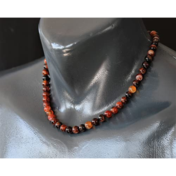 Elegant Natural Carnelian Agate Choker Necklace for All