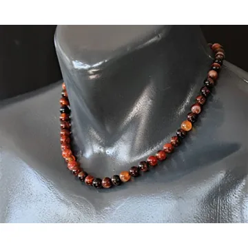 Elegant Natural Carnelian Agate Choker Necklace for All