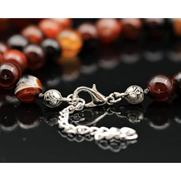 Elegant Natural Carnelian Agate Choker Necklace for All