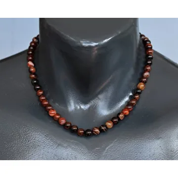 Elegant Natural Carnelian Agate Choker Necklace for All
