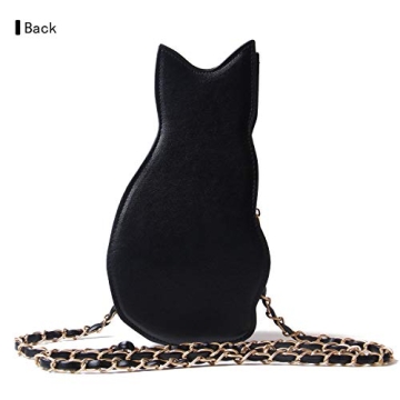 Chic LUI SUI Black Cat Purse - Fun and Stylish Bag