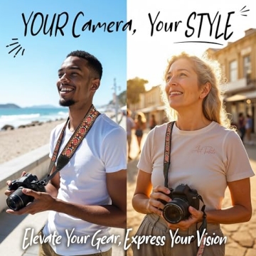 Art Tribute Adjustable Camera Strap for All Photography Needs