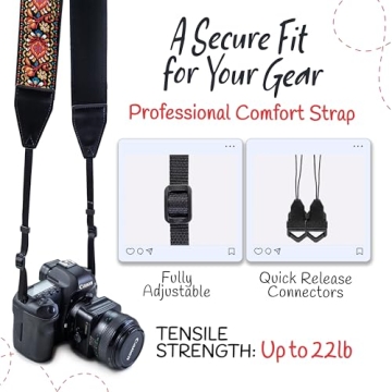 Art Tribute Adjustable Camera Strap for All Photography Needs