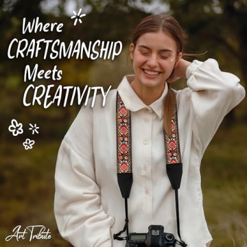 Art Tribute Adjustable Camera Strap for All Photography Needs