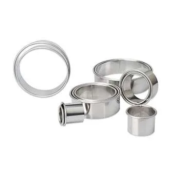 Homy Feel Round Cookie Biscuit Cutter Set for Baking Enthusiasts