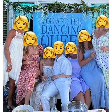 CharmingElf Mamma Mia Tapestry for Vibrant Party Decor