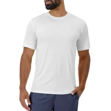 Hanes Men's Short Sleeve Cool DRI T-Shirt Pack of 2