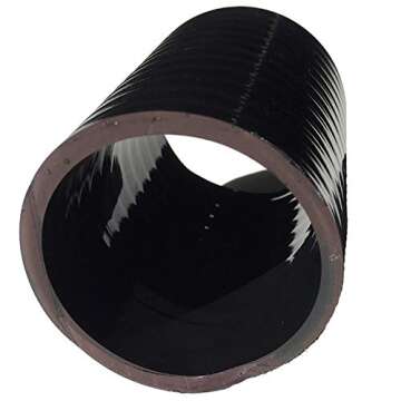 HydroMaxx 50 Feet x 3/4 Inch Black Flexible PVC Pipe, Hose and Tubing for Koi Ponds, Irrigation and ...