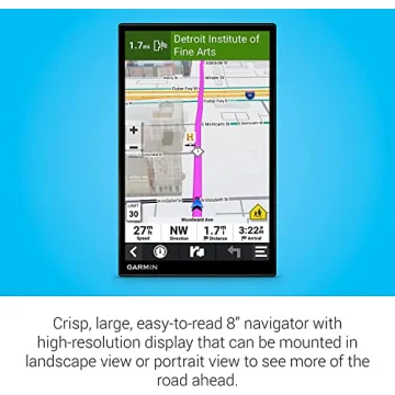 Garmin DriveSmart 86 8-inch Navigator with Traffic Updates