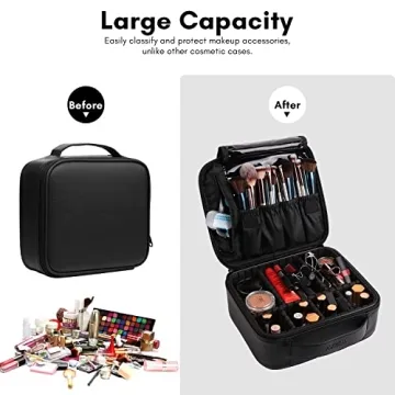 VASKER Makeup Bag – Travel Cosmetic Organizer for Women
