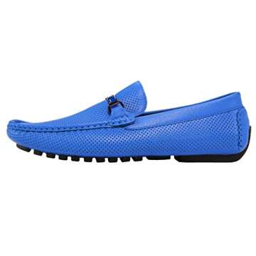 Amali Cola - Driving Moccasins for Men – Mens Slip On Loafers, Moccasins, Slip-on Dress Shoes - Dr...
