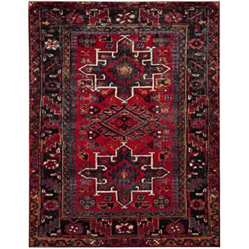 SAFAVIEH Vintage Hamadan Area Rug - 8' x 10', Red & Multi