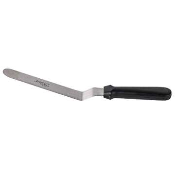 Ateco 7.75-by-1.25-Inch Sized Blade Ultra Spatula (7.75-by-1.25-Inch), Black