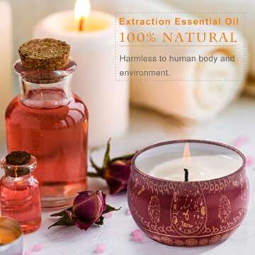 Scented Candles Gifts Set for Women 12Pack Soy Candles for Home Scented 30oz 240H Long Lasting Bulk Candles Set Constellation Aromatherapy Jar Candles Birthday Christmas Gifts Halloween Housewarming