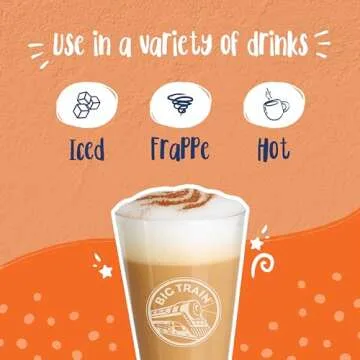 Big Train Pumpkin Pie Chai Tea Latte Beverage Mix, 3.5 Pound (Pack of 4)