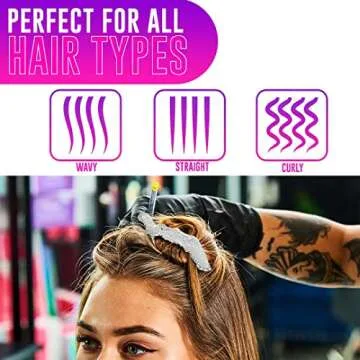 Colortrak Safari Chic Croc Clips for Hair Styling and Coloring