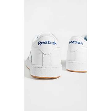 Reebok Men's Club C 85 Fashion-Sneakers, White/Royal-Gum, 11