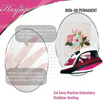 Soft Touch Iron-on Stabilizers for Embroidery Projects