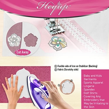 Soft Touch Iron-on Stabilizers for Embroidery Projects