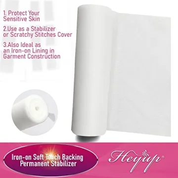 Soft Touch Iron-on Stabilizers for Embroidery Projects