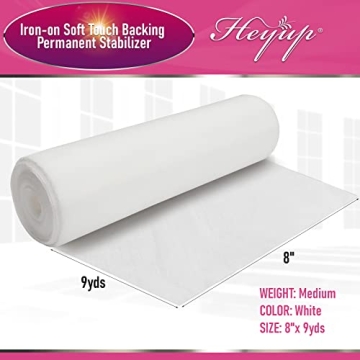 Soft Touch Iron-on Stabilizers for Embroidery Projects