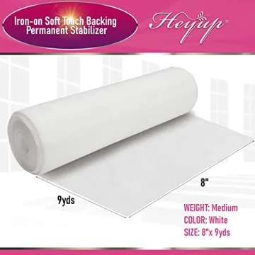 Soft Touch Iron-on Stabilizers for Embroidery Projects