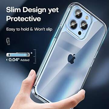 TAURI iPhone 13 Pro Case - Slim & Shockproof Protection