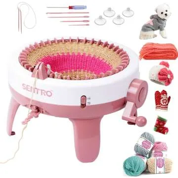 SENTRO 40 Needles Knitting Machine - Smart, Fun, DIY Loom for All Ages