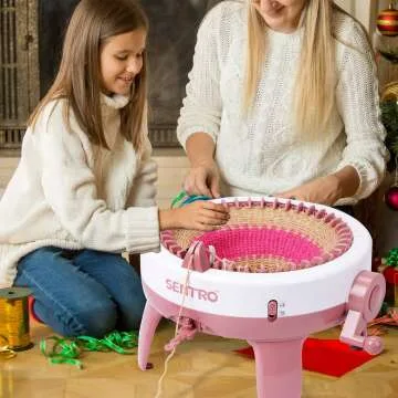SENTRO 40 Needles Knitting Machine for Adults & Kids