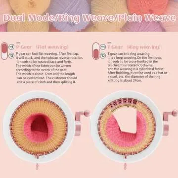 SENTRO 40 Needles Knitting Machine for Adults & Kids