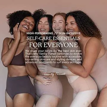 Vanity Planet Pocket Makeup Mirror with Lights & Magnification, Moda - Mini Light-Up Compact & Travel Makeup Mirror - Portable, Adjustable & Rechargeable LED Magnifying Mirror for On-The-Go - Nude