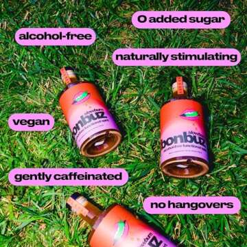 Bonbuz Slowburn - Functional Non Alcoholic Spirit - Spicy, Nootropic, Adaptogens, Low Calorie, Keto, Gluten-Free, Sugar-Free Liquor Replacement, Blood Orange Jalapeño Mocktail Mix - 750ml