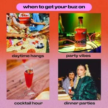 Bonbuz Slowburn - Functional Non Alcoholic Spirit - Spicy, Nootropic, Adaptogens, Low Calorie, Keto, Gluten-Free, Sugar-Free Liquor Replacement, Blood Orange Jalapeño Mocktail Mix - 750ml