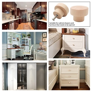 Stylish Bmgop 16PCS Wood Knobs for Furniture Enhancement