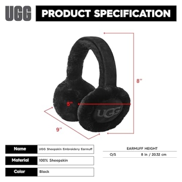 UGG Women's Sheepskin Earmuffs for Stylish Winter Comfort